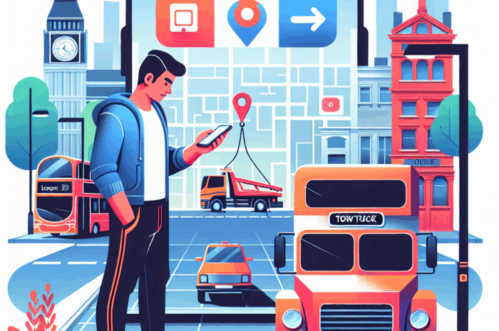 How to Book a Towing Truck with a Mobile App in London