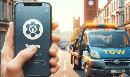 Towing app in Cardiff