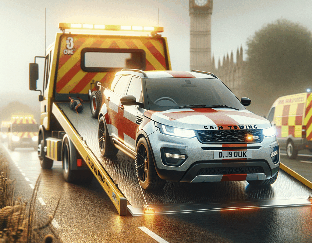 Car towing service England