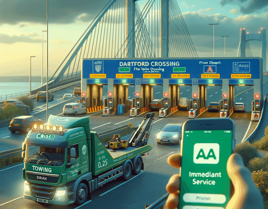 M25 Dartford Crossing towing