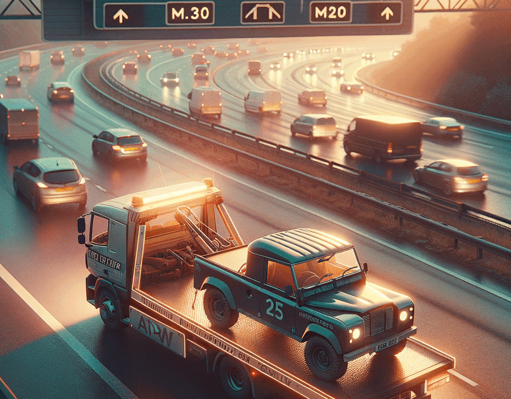 M25 J30 towing service