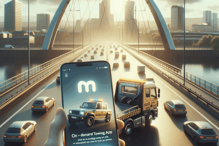 M60 Manchester towing app: fast ring-road recovery