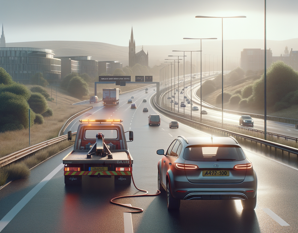 Edinburgh A720 towing now