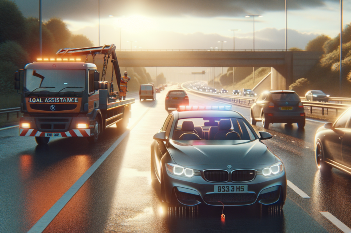 M25 London roadside assistance app: fast motorway help