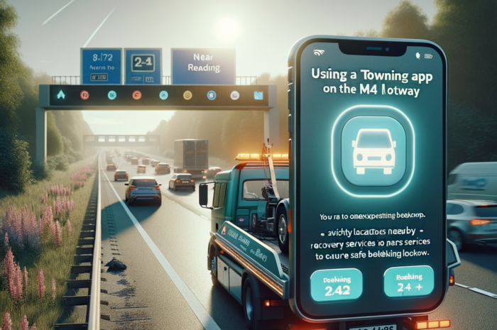 Reading M4 motorway towing app: Fast Roadside Help